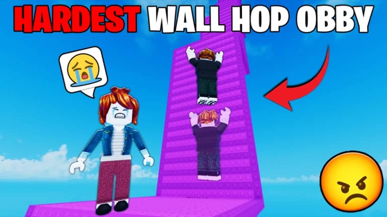 HARDEST Wall Hop Obby 😡
